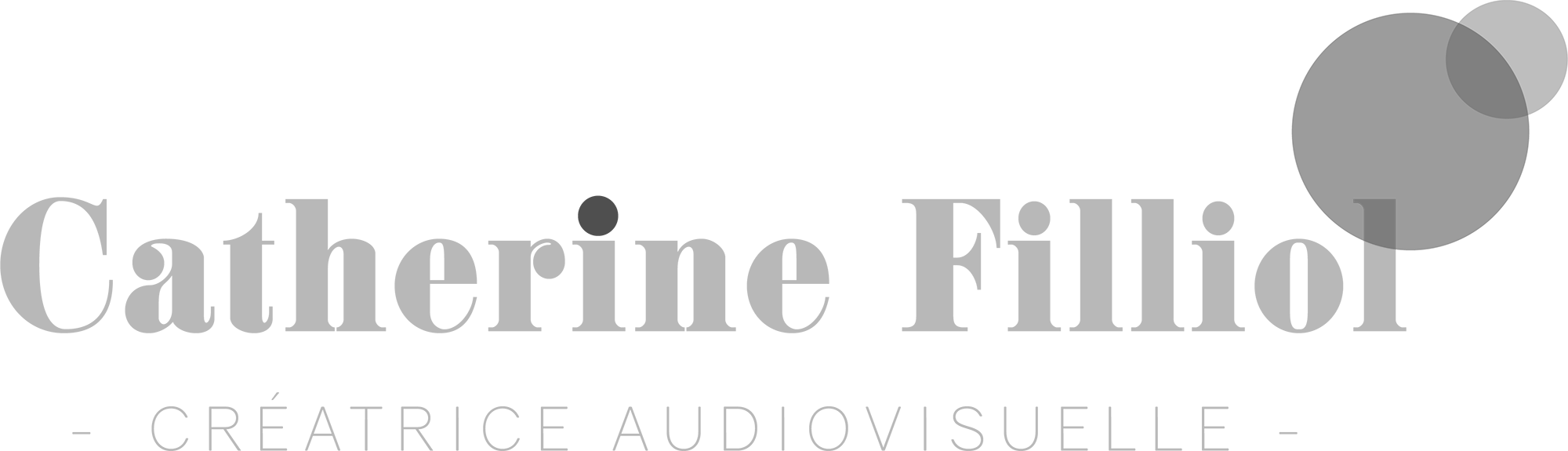 Logo Catherine Filliol gris